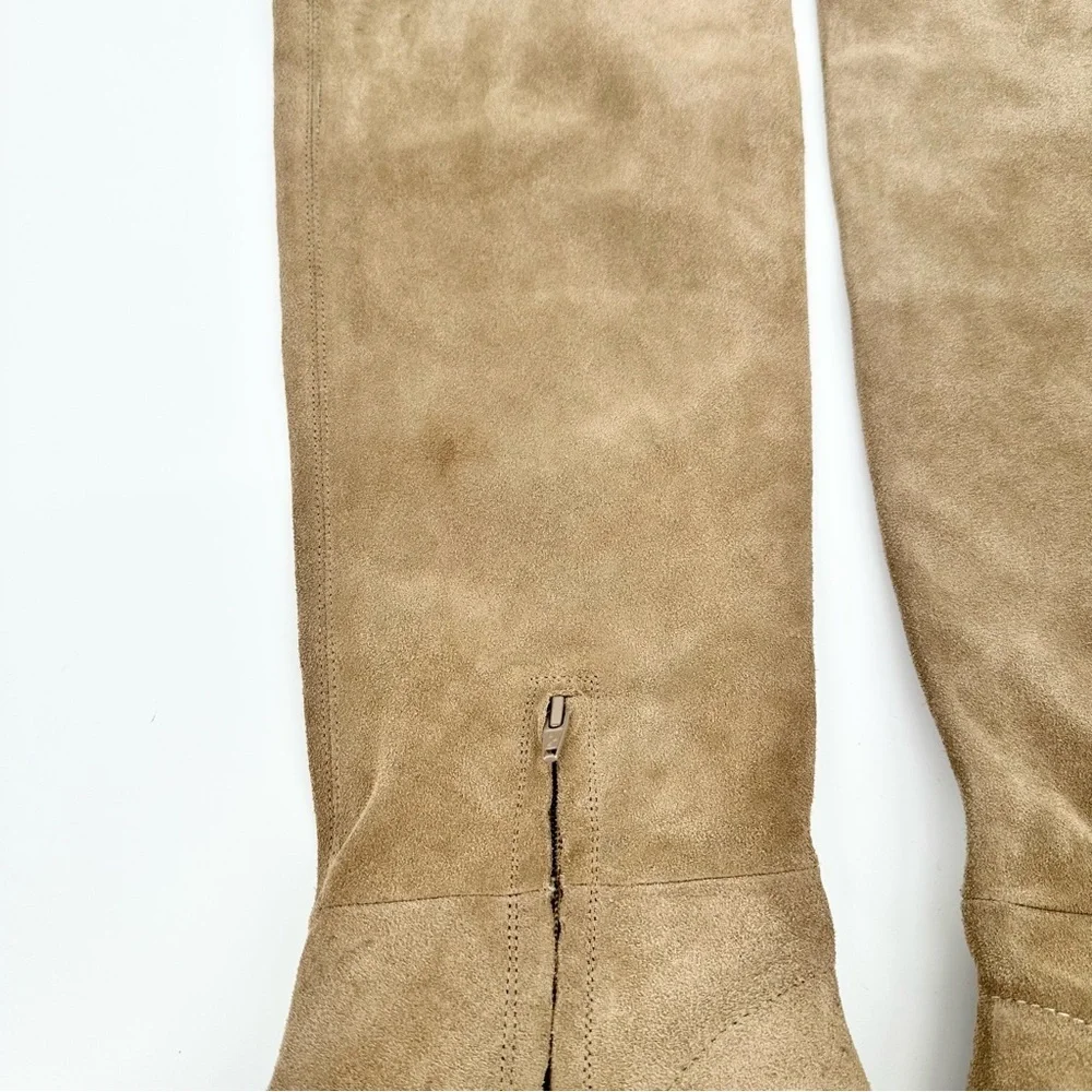 Zara Suede Tall Over the Knee Boots